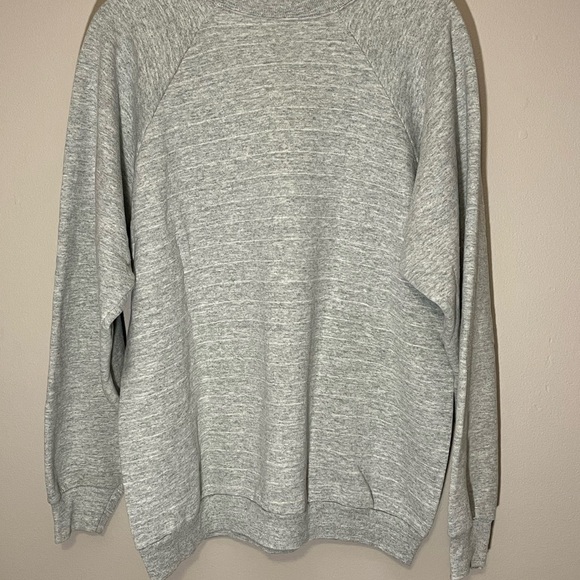 Vintage 90s Miami Hurricanes Sweatshirt Gray Fruit Of The Loom Size XL NCAA (G) - Picture 9 of 11